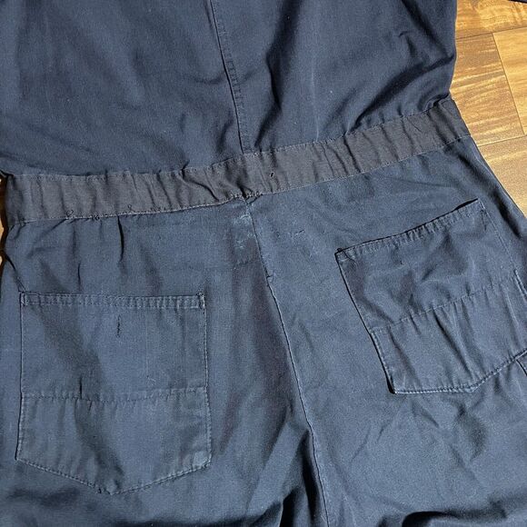 Vintage Big Smith Coveralls Men's Mechanic Work Suit Patched Size 36 x 30 - Picture 16 of 16